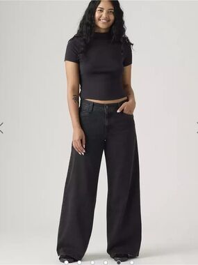 Levi’s NWT Women’s ‘94 Baggy Wide Leg Black Jeans Size 32x31